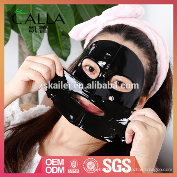 Mascarilla facial de hidrogel negro de embalaje personalizado con el mejor precio